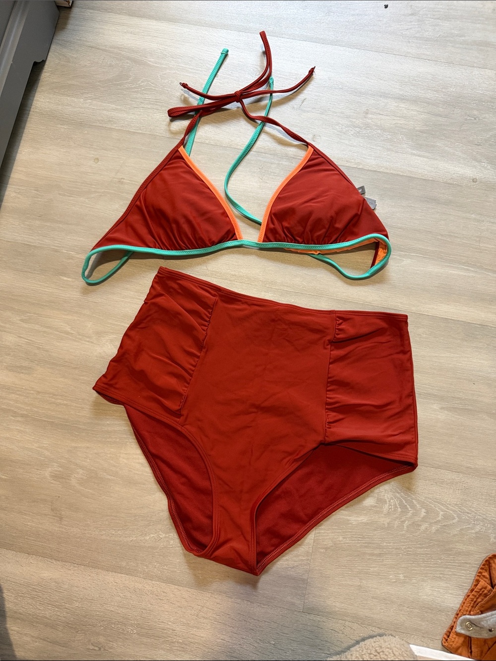 aerie swim high rise set size large
